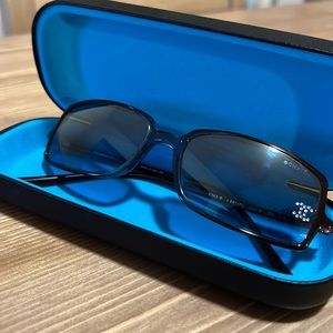 Vintage Chanel Blue Gradient Sunglasses